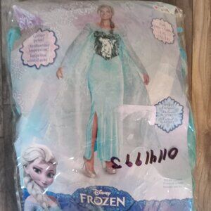 EUC Elsa Deluxe Adult Costume Size L